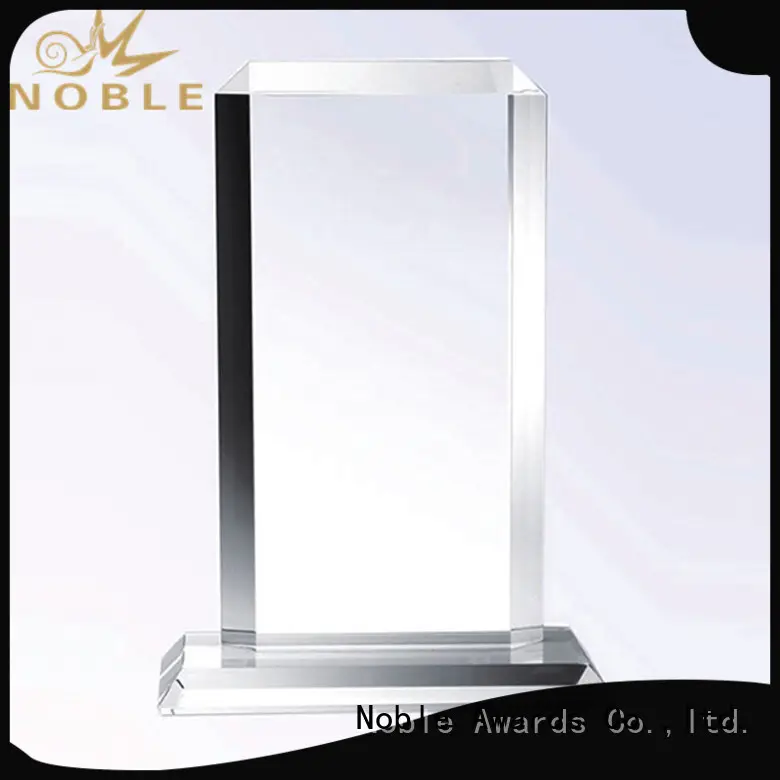 premium glass 2019 Noble Customized Blank Crystal Trophy For Company Sales Awards jade crystal For Awards Noble Awards1 1