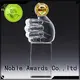 Noble Awards premium glass 2019 Noble Customized Blank Crystal Trophy For Company Sales Awards for wholesale For Awards 1