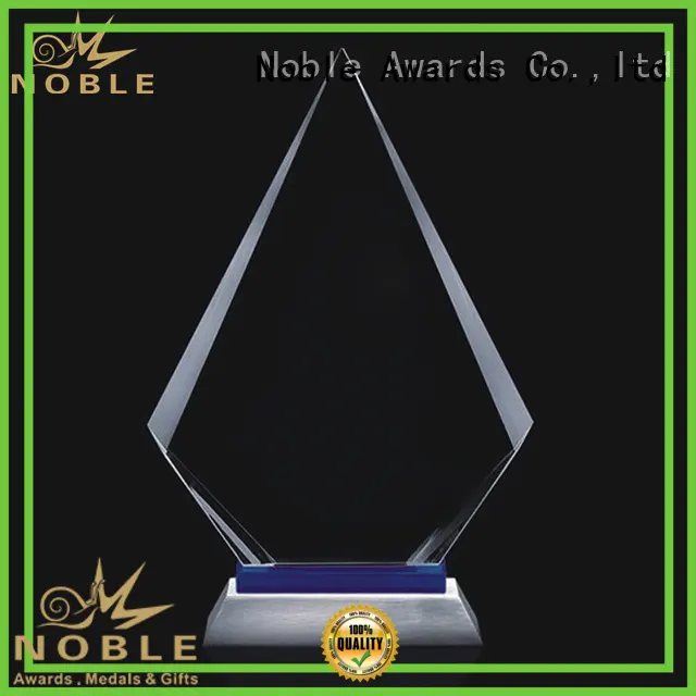 Noble Awards solid mesh 2019 Noble Customized Blank Crystal Trophy For Company Sales Awards for wholesale For Sport games 1