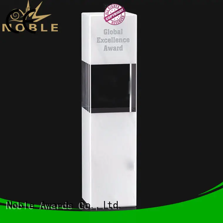 latest 2019 Noble Customized Blank Crystal Trophy For Company Sales Awards buy now For Sport games Noble Awards 1