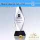 2019 Noble Fantastic Clear No.1 Crystal Awards With Gift Box premium glass For Sport games Noble Awards 1