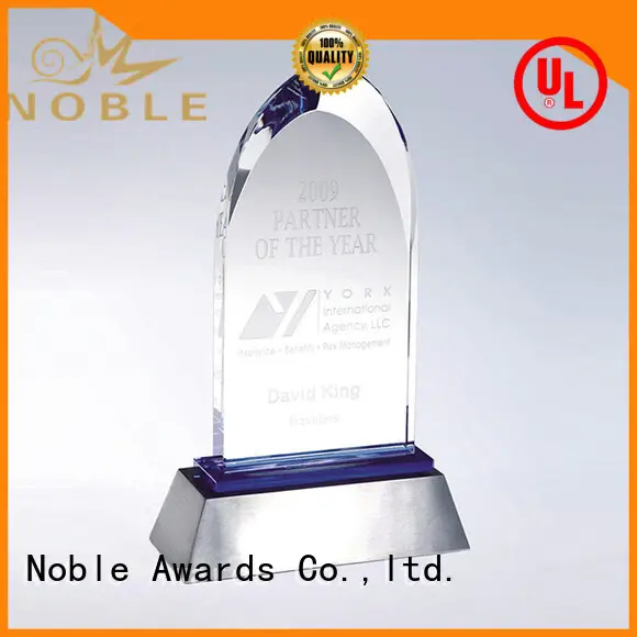 jade crystal 2019 Noble Customized Blank Crystal Trophy For Company Sales Awards premium glass For Gift Noble Awards 1
