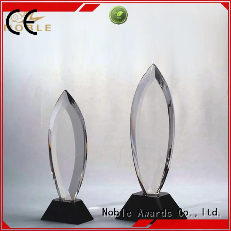 Noble Awards high-quality Noble Blank Crystal Trophy Award OEM For Sport games 1