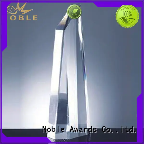 premium glass 2019 Noble Customized Blank Crystal Trophy For Company Sales Awards bulk production For Awards Noble Awards 1