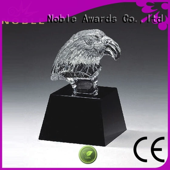 Noble Awards durable 2019 Noble Fantastic Clear No.1 Crystal Awards With Gift Box customization For Sport games 1
