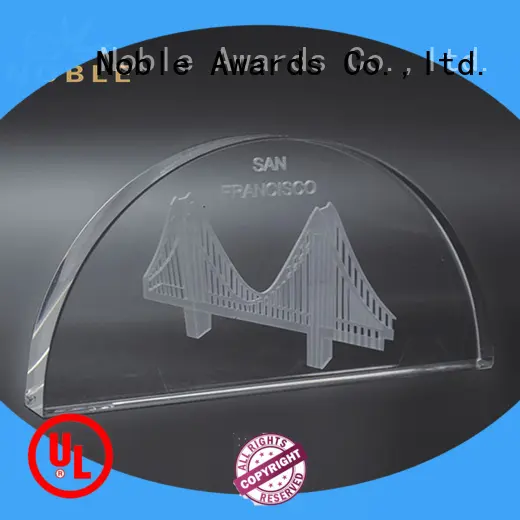 Noble Awards solid mesh Crystal Trophy Award for wholesale For Sport games 1