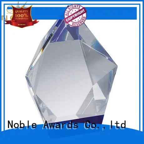 Noble Awards durable 2019 Noble Customized Blank Crystal Trophy For Company Sales Awards premium glass For Sport games 1
