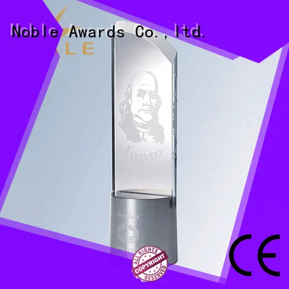 Noble Awards portable Crystal Trophy Award customization For Gift 1