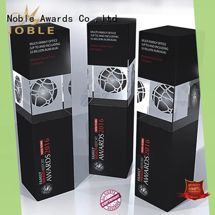 Noble Awards portable Crystal trophies get quote For Gift 1
