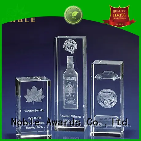 portable Crystal trophies premium glass bulk production For Sport games 1