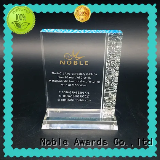 Noble Awards funky acrylic awards wholesale with Gift Box For Sport games 1