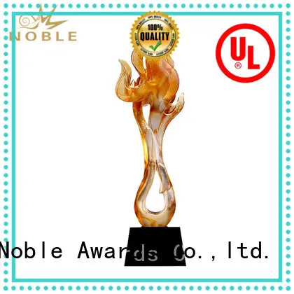 Noble Awards handcraft Liu Li trophies OEM For Gift 1