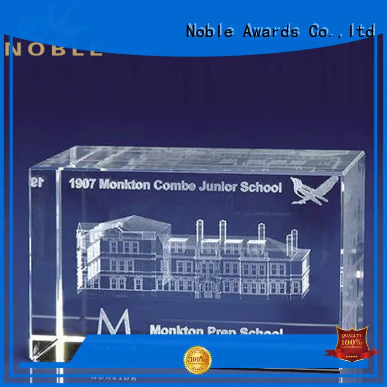 durable Crystal Trophy Award premium glass bulk production For Sport games 1