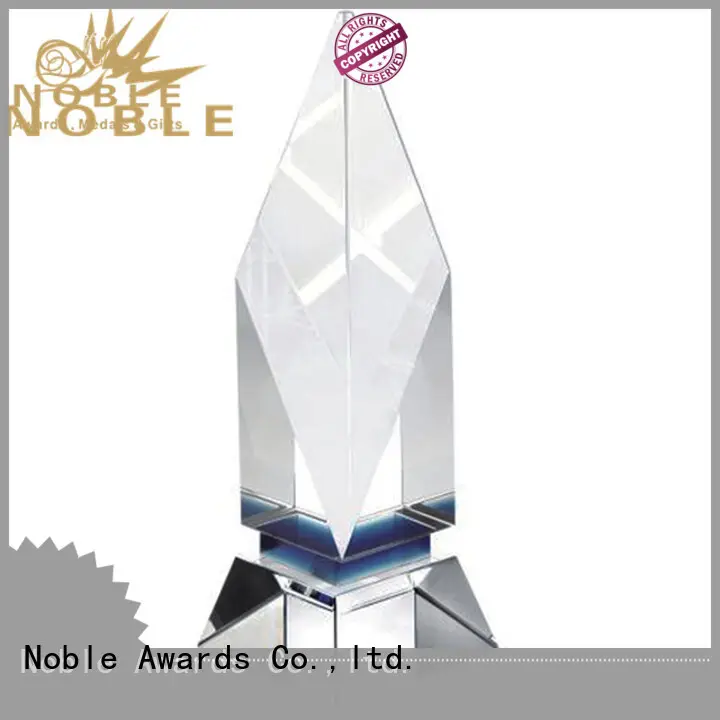 Noble Awards jade crystal Crystal trophies free sample For Gift 1