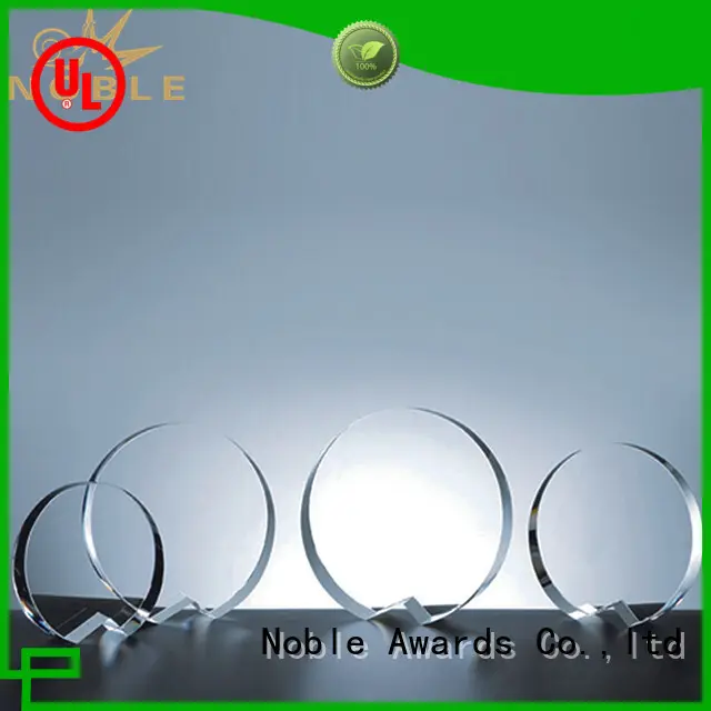 Noble Awards premium glass Crystal trophies bulk production For Gift 1