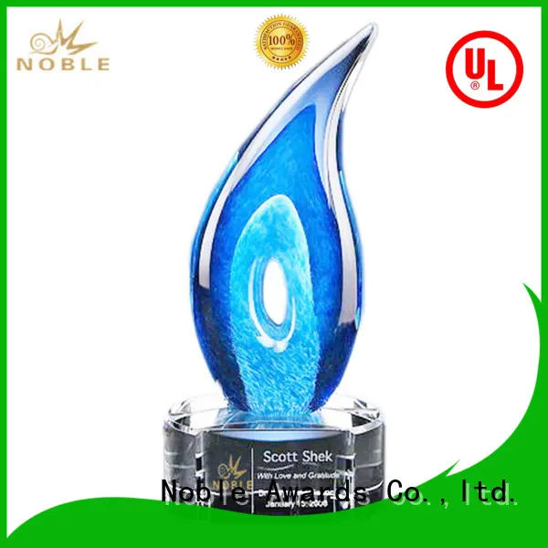 solid mesh Art Craft glass trophies crystal bulk production For Awards 1