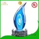 solid mesh Art Craft glass trophies crystal bulk production For Awards 1