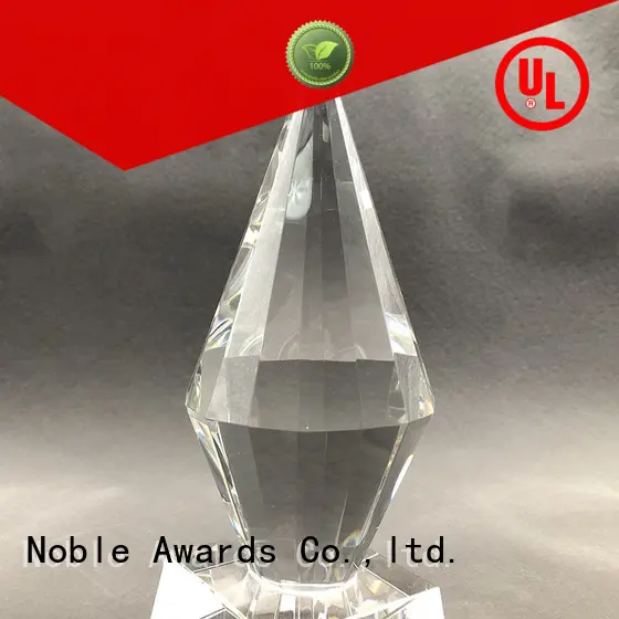 Noble Awards portable Blank Crystal Trophy supplier For Sport games 1