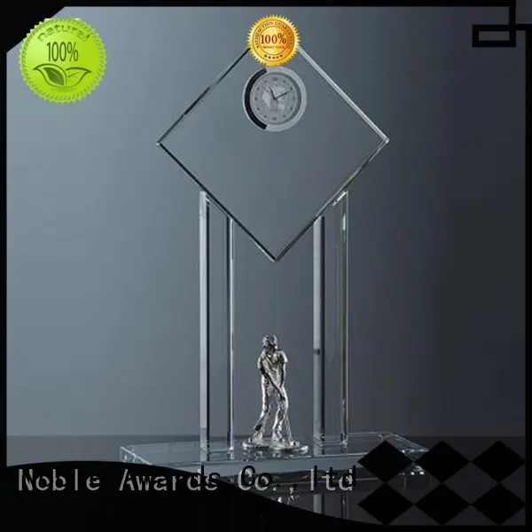 Noble Awards matal personalized glass gifts with Gift Box For Sport games 1