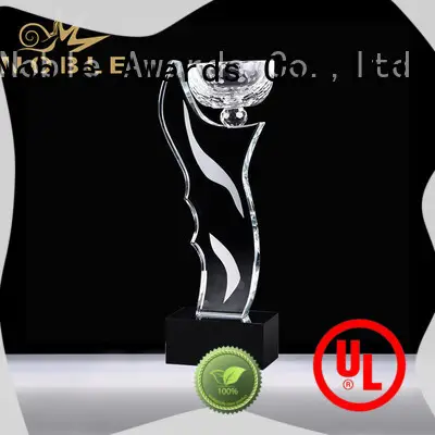 funky Blank Crystal Trophy jade crystal ODM For Sport games 1