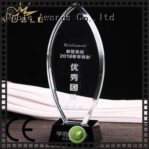 Noble Awards premium glass Crystal Trophy Award customization For Awards1 1