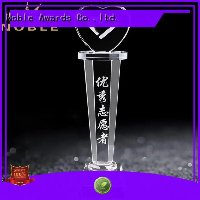 Noble Awards jade crystal Blank Crystal Trophy OEM For Sport games1 1