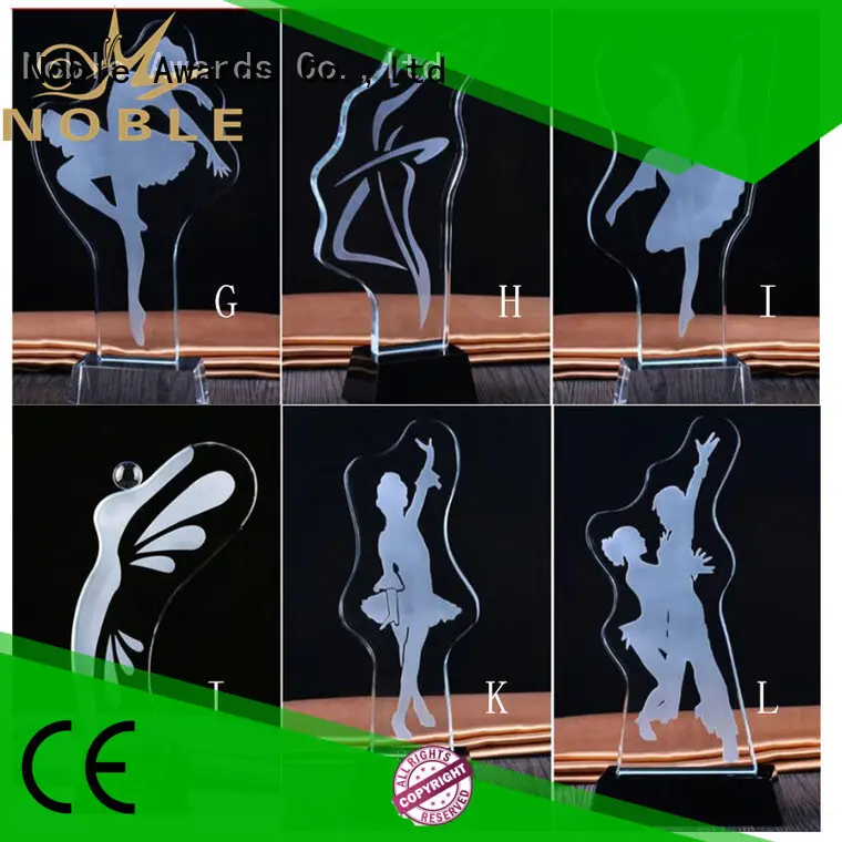 Noble Awards premium glass Crystal Trophy Award customization For Gift 1