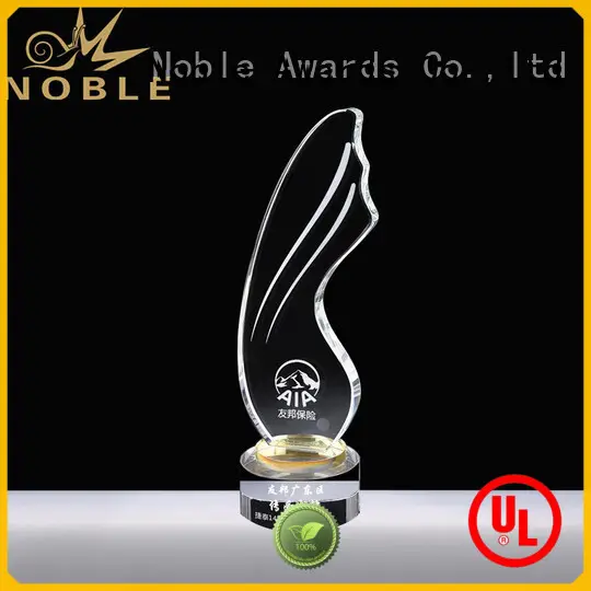 Breathable Crystal Trophy Award premium glass free sample For Sport games 1
