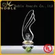 Breathable Crystal Trophy Award premium glass free sample For Sport games 1