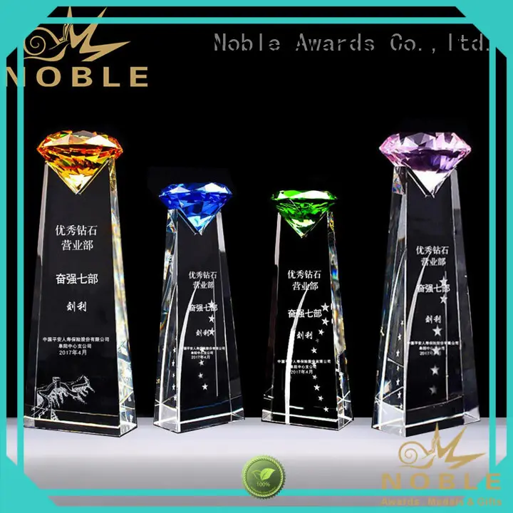 Noble Awards premium glass Crystal Trophy Award for wholesale For Gift 1