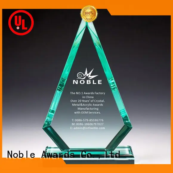 Noble Awards crystal Acrylic trophies with Gift Box For Gift 1