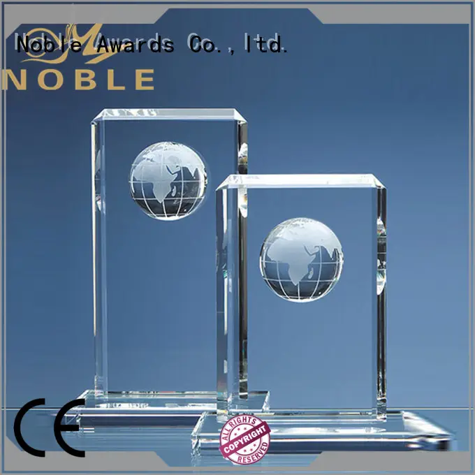 Noble Awards premium glass Crystal Trophy Award OEM For Sport games 1