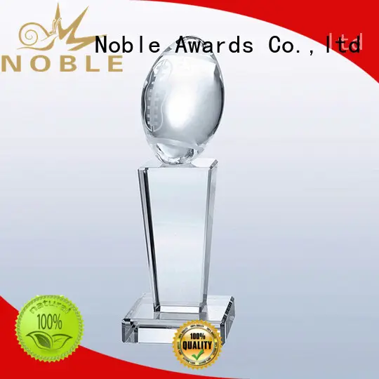 Noble Awards premium glass Crystal Trophy Award get quote For Sport games 1