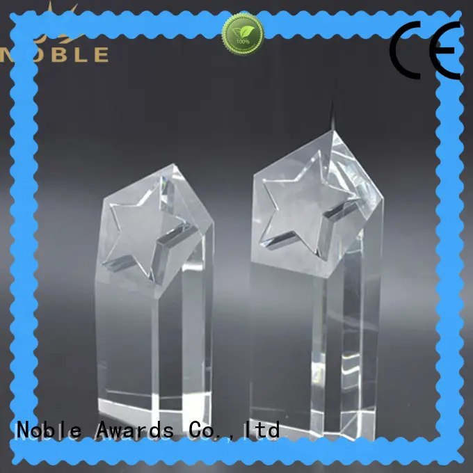 Noble Awards portable Blank Crystal Trophy bulk production For Gift 1
