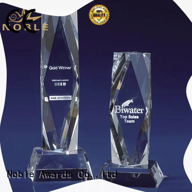 Noble Awards premium glass Crystal trophies ODM For Gift 1