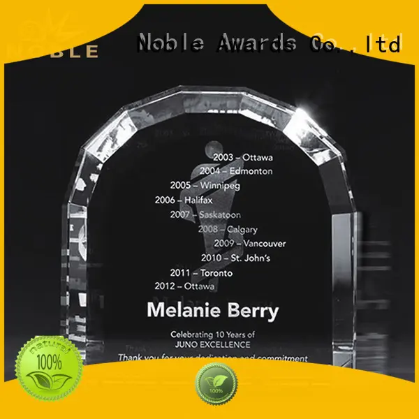 Noble Awards solid mesh Crystal trophies supplier For Sport games 1