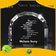 Noble Awards solid mesh Crystal trophies supplier For Sport games 1