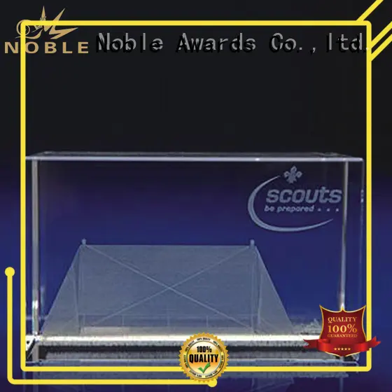 Noble Awards portable Blank Crystal Trophy OEM For Gift 1