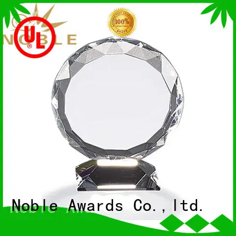 Breathable Blank Crystal Trophy premium glass free sample For Sport games 1