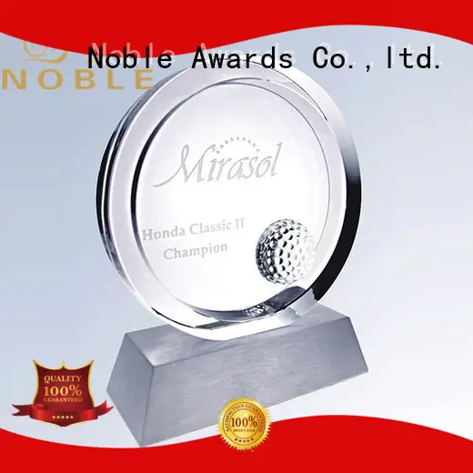 Noble Awards solid mesh Crystal Trophy Award free sample For Awards 1