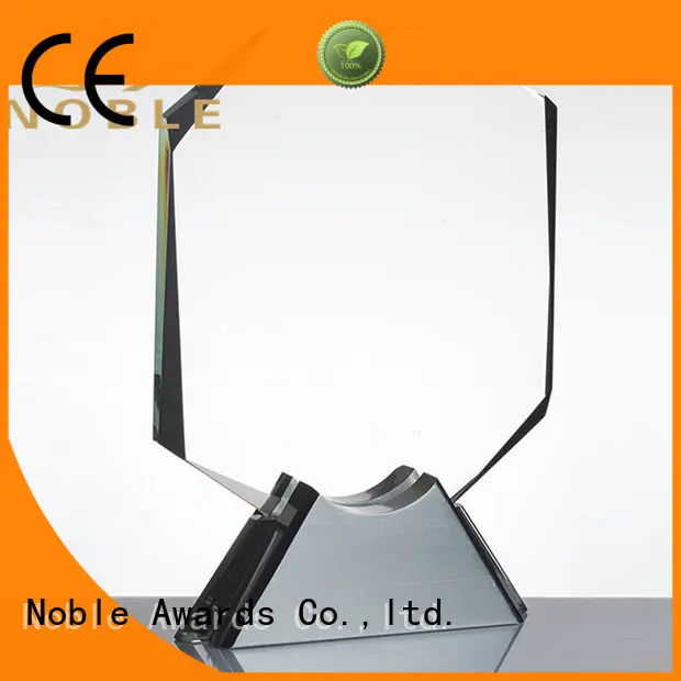 Noble Awards solid mesh Crystal trophies ODM For Awards 1