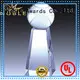 Noble Awards solid mesh Crystal trophies ODM For Sport games 1