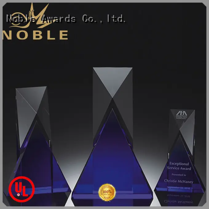 Noble Awards funky Crystal Trophy Award OEM For Sport games 1