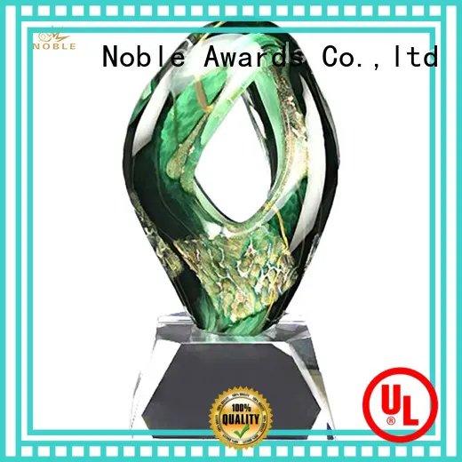 Noble Awards durable Art glass trophies customization For Sport games 1