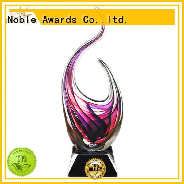 Noble Awards latest Art Craft glass trophies OEM For Sport games 1