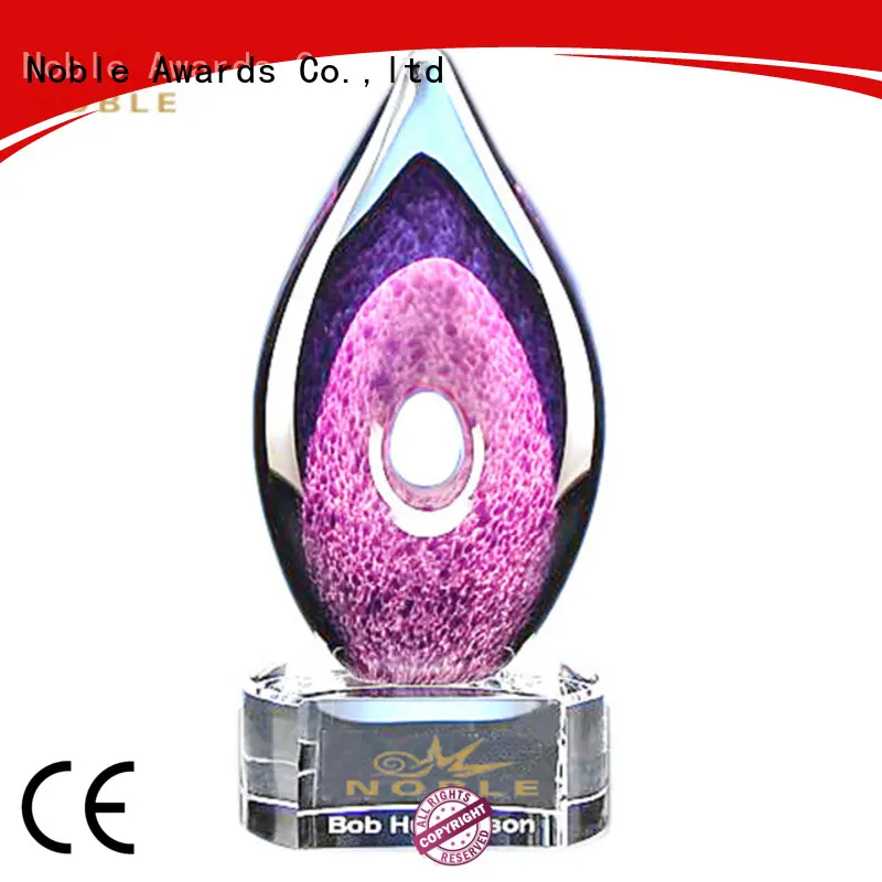 Noble Awards solid mesh Art glass trophies customization For Awards 1