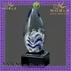 Noble Awards durable Art glass trophies supplier For Gift 1