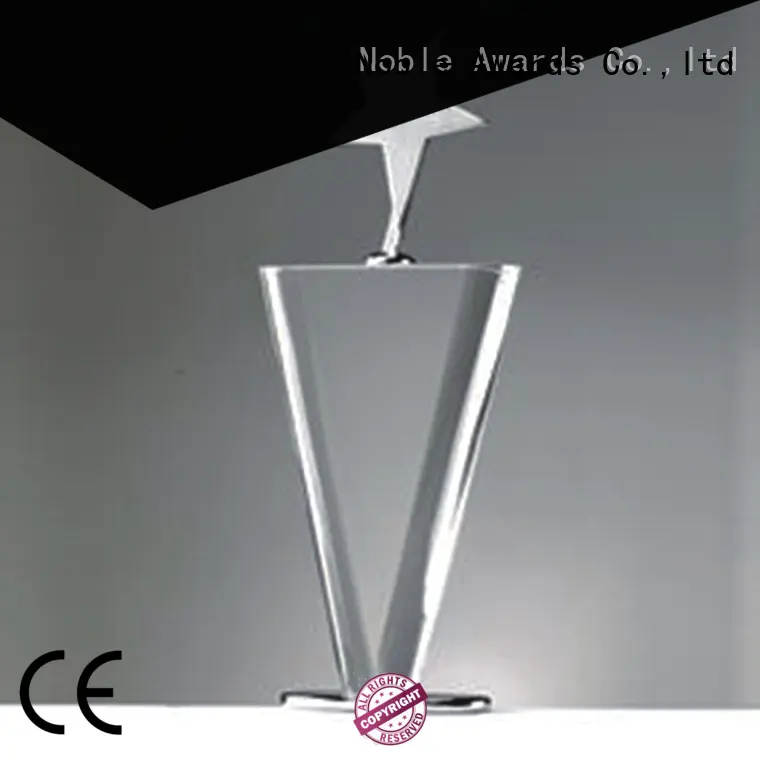 Noble Awards metal glass trophy bulk production For Gift 1