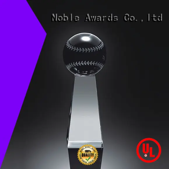 Noble Awards premium glass Blank Crystal Trophy OEM For Sport games 1