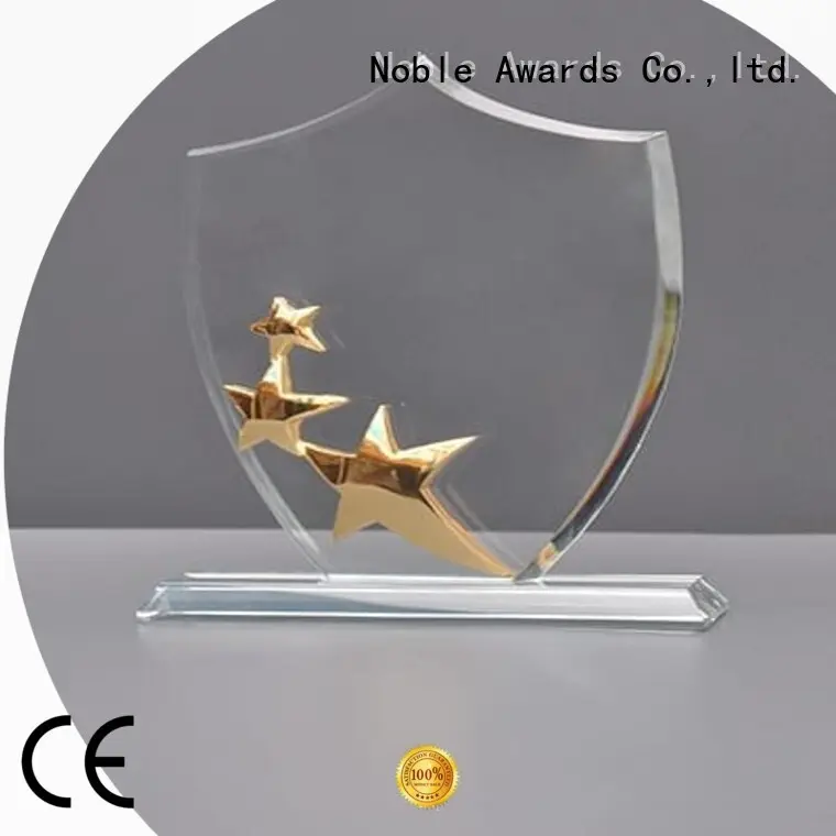 solid mesh Crystal Trophy Award jade crystal free sample For Awards 1